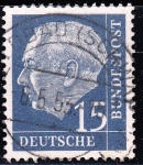 Stamps Germany -  Theodor Heuss	