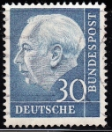 Stamps Germany -  Theodor Heuss	