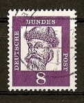 Stamps Germany -  Johannes Gutenberg.