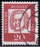 Stamps Germany -  J. Sebastian Bach 	