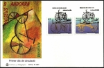 Sellos de Europa - Andorra -  Museos - bicicleta  - SPD
