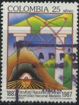 Stamps Colombia -  SC783 - Facultad Nacional de Minas