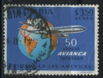 Sellos de America - Colombia -  50 años de Avianca (1919-1969)