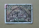 Stamps : Europe : Spain :  Navidad de 1980: Adoracion de los Reyes.