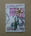 Sellos de Europa - Espaa -  Festival Folklorico de los Pirineos