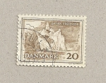 Stamps Denmark -  Acantilados de la isla de Moen