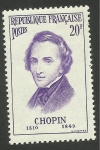 Sellos de Europa - Francia -  Chopin