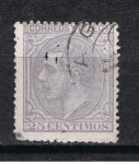Stamps Spain -  Edifil  204  Alfonso XII.   