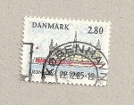 Sellos de Europa - Dinamarca -  400 Aniv. Castillo de Kronborg
