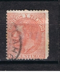 Stamps Europe - Spain -  Edifil  210  Alfonso XII.   
