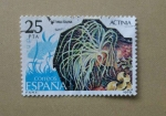 Stamps Spain -  Actinia Equina.