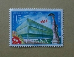Stamps Spain -  Cincuentenario de la Feria de Barcelona.