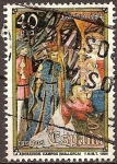 Stamps Spain -  Navidad 1984.La adoración.Campos (Mallorca)