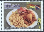 Stamps America - Bolivia -  Gastronomía boliviana - Saice tarijeño