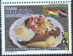 Stamps America - Bolivia -  Gastronomía boliviana - Silpancho cochabambino