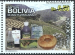 Stamps Bolivia -  La hoja de Coca