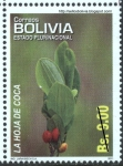 Stamps Bolivia -  La hoja de Coca