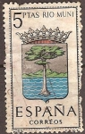 Stamps Spain -  Escudo Rio Muni