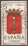 Stamps Spain -  Nº16.Escudo Cuenca