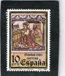 Stamps Europe - Spain -  2593- NAVIDAD 1980. NATIVIDAD CUIÑA. ( LA CORUÑA ).
