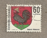 Stamps : Europe : Czechoslovakia :  Escudo de Ceska Trebova