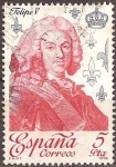 Stamps : Europe : Spain :  Felipe V