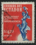 Sellos de America - Ecuador -  Sesquicentenario del Primer Grito de la Independencia