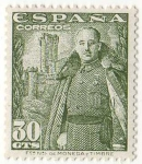 Sellos de Europa - Espa�a -  1025.- General Franco y Castillo de la Mota