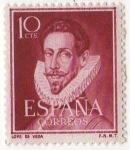 Sellos de Europa - Espaa -  1072.- Literatos. Lope de Vega