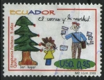 Sellos de America - Ecuador -  El Correo y la Navidad