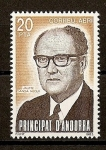 Stamps : Europe : Andorra :  Jaime Sansa Negui.
