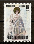 Stamps Andorra -  Navidad.