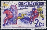 Sellos de Europa - Checoslovaquia -  Hokey sobre Hielo