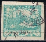 Stamps Czechoslovakia -  Scott  4  Hradcany en Praga (2)