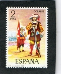 Stamps : Europe : Spain :  2168- ARCABUCERO DE INFANTERIA 1632.