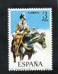 Stamps : Europe : Spain :  2169- CORACERO DE CABALLERIA 1635.