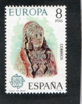 Stamps Spain -  2178- DAMA DE BAZA ( GRANADA ).