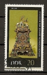 Stamps Germany -  DDR - Relojes Antiguos.
