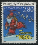 Stamps France -  S2393 - Feliz Navidad '93