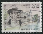 Sellos de Europa - Francia -  S2443 - George Simenon (1903-1989)
