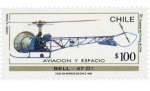 Stamps Chile -  Aviacion y Espacio 