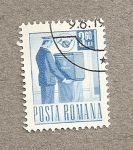 Stamps Romania -  Cartero