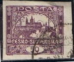 Sellos de Europa - Checoslovaquia -  Scott  30  Hradcany en Praga