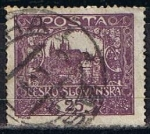 Stamps Czechoslovakia -  Scott  46  Hradcany en Praga (2)