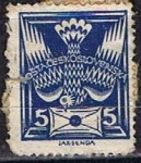 Stamps Czechoslovakia -  Scott  65   Paloma mensagera con sobre