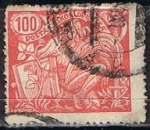 Stamps Czechoslovakia -  Scott  76  Agricultura y Ciencia
