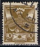 Stamps Czechoslovakia -  Scott  83   Paloma mensagera con sobre (2)