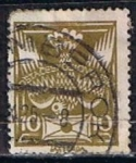 Stamps Czechoslovakia -  Scott  83   Paloma mensagera con sobre (4)