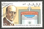 Sellos del Mundo : Africa : Marruecos : Rudolf Diesel, desarrollo del motor diesel