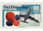 Stamps Chile -   “CHILE EXPORTA FRUTA”